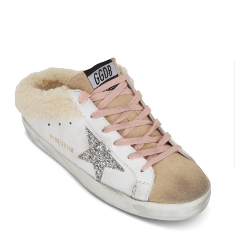 Golden Goose Superstar Sabot Sherpa slide mules Sz 40 - Picture 12 of 12